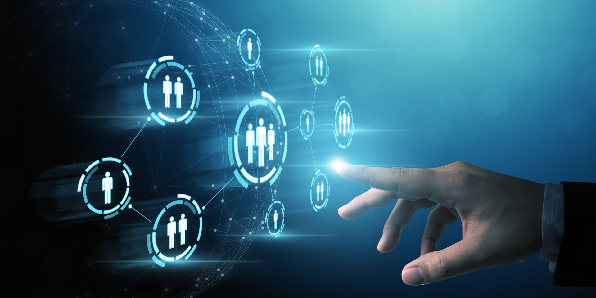Human resource management and recruitment employment business concept